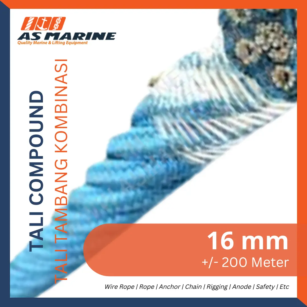 tali compound / combination rope 16 mm